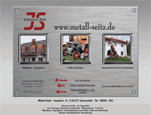 Tablet Screenshot of metall-seitz.de